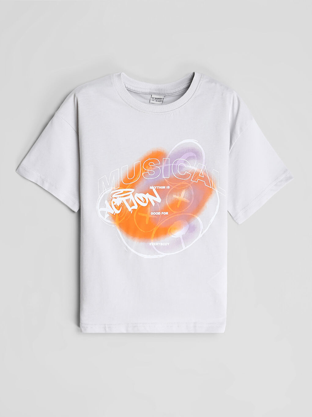 Oversize Crew Neck Boys' T-Shirt-1