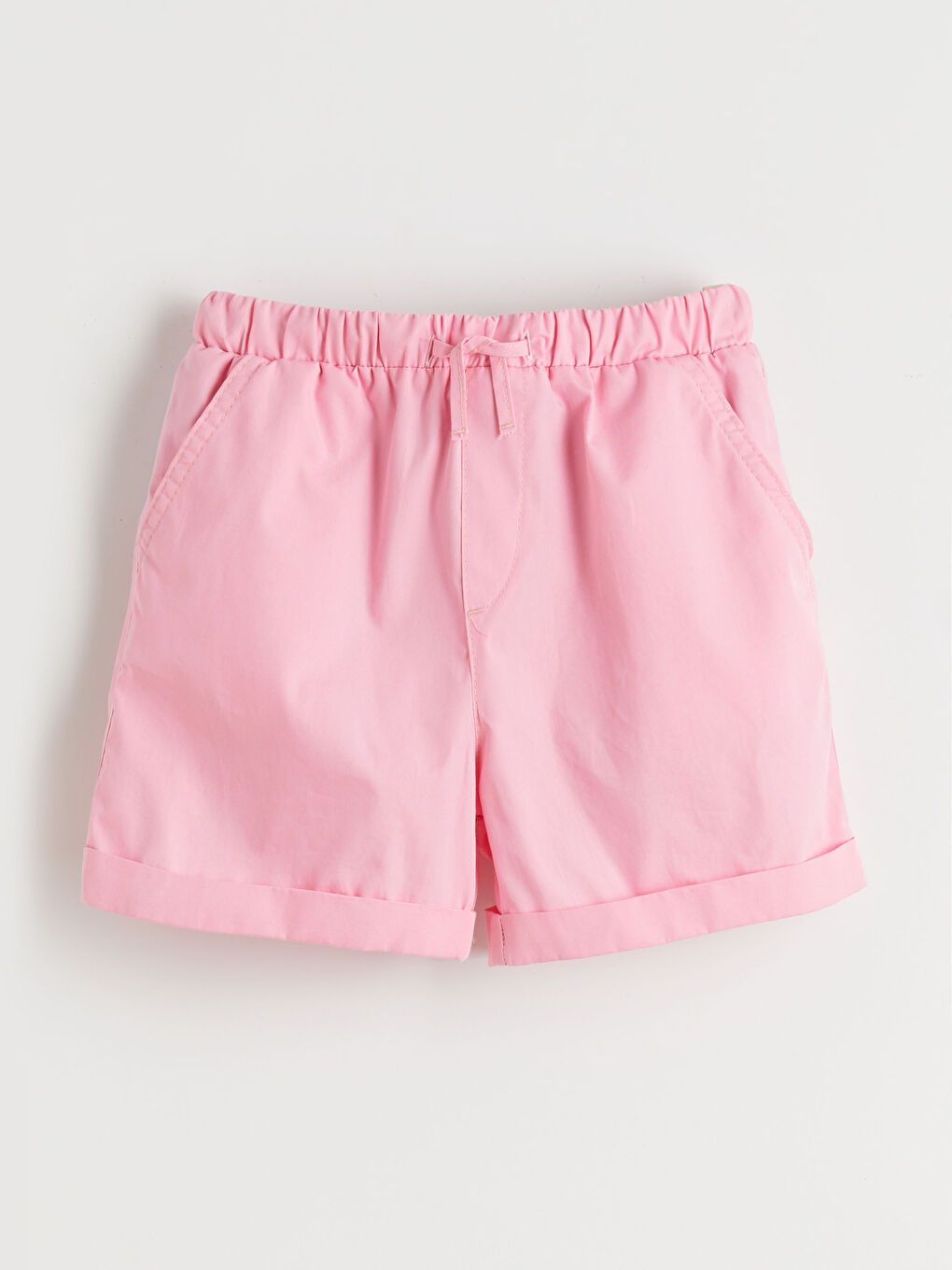 Beli Lastikli Kız Çocuk Şort