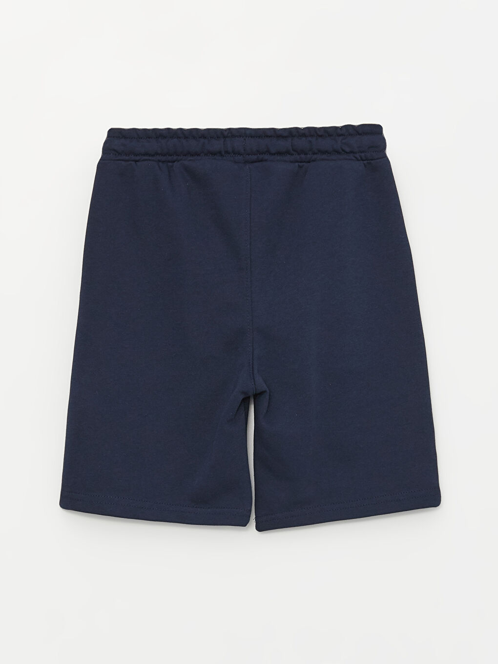 Lacivert Beli Lastikli Basic Erkek Çocuk Şort-3