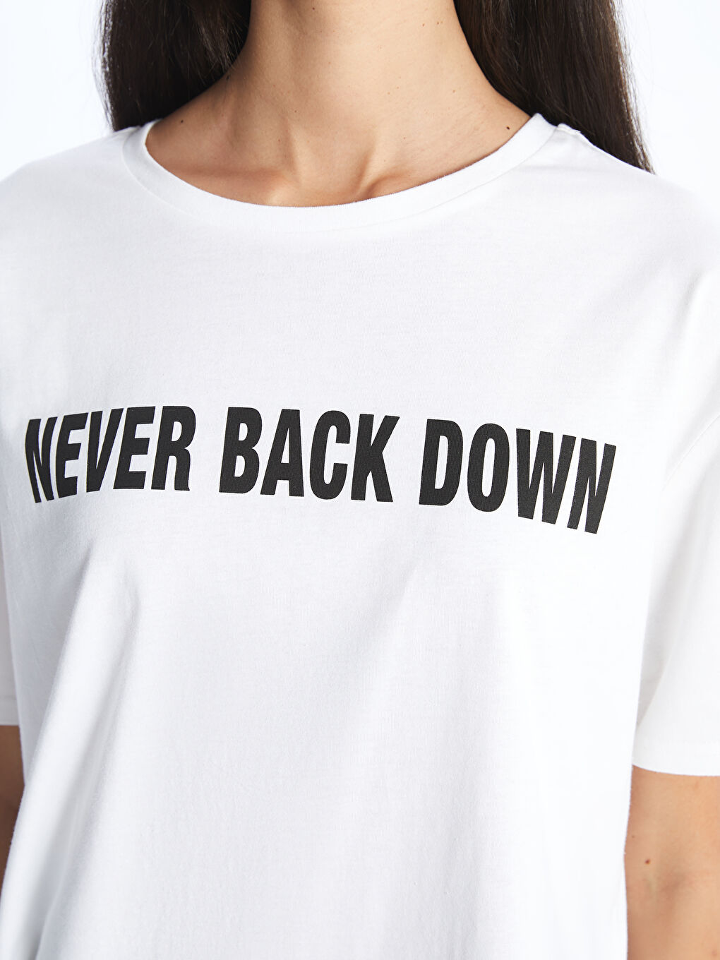 Crew Neck Printed Short Sleeve Women's T-shirt -S4HJ16Z8-Q6K