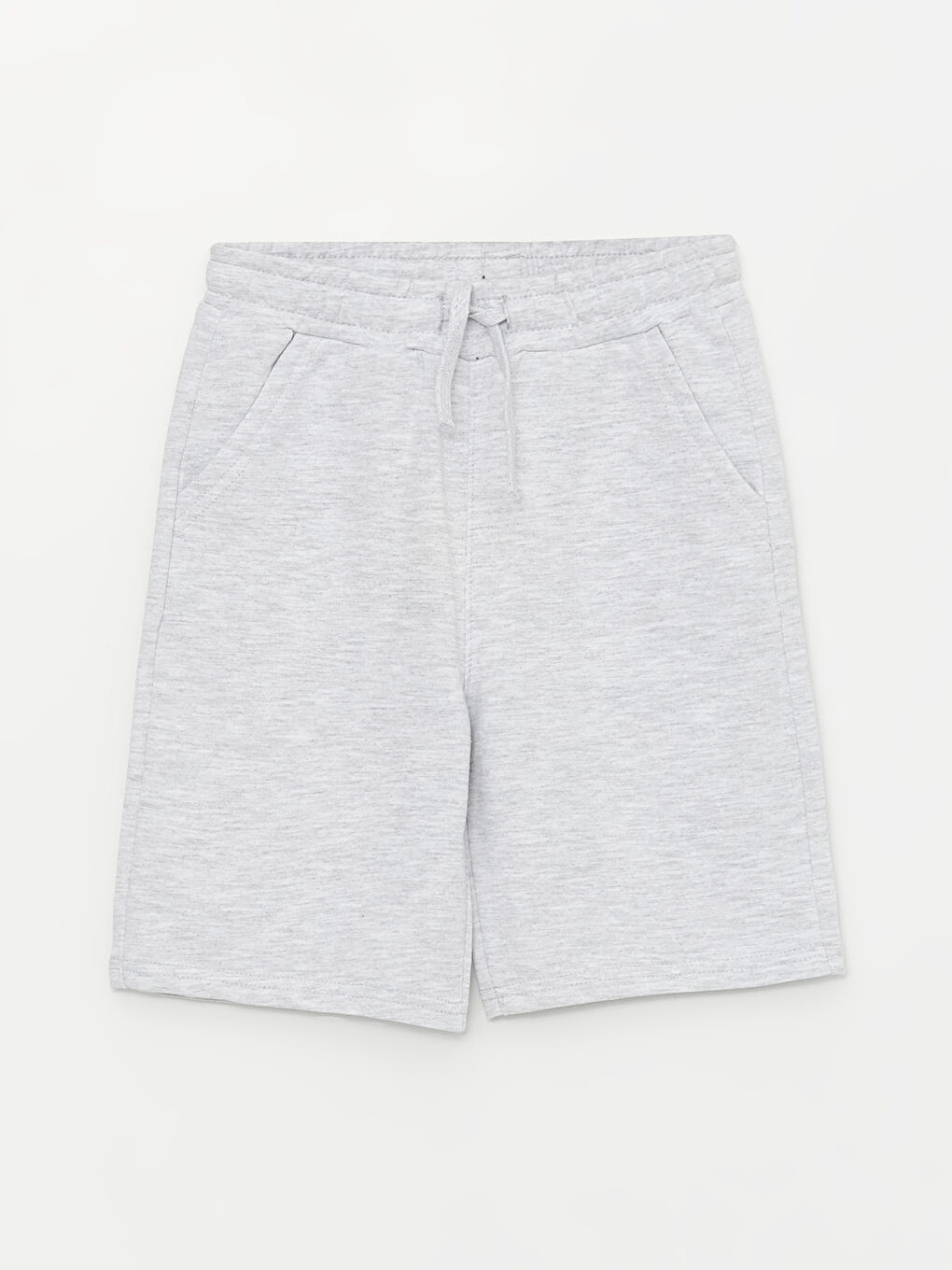 Gri Beli Lastikli Basic Erkek Çocuk Şort-2