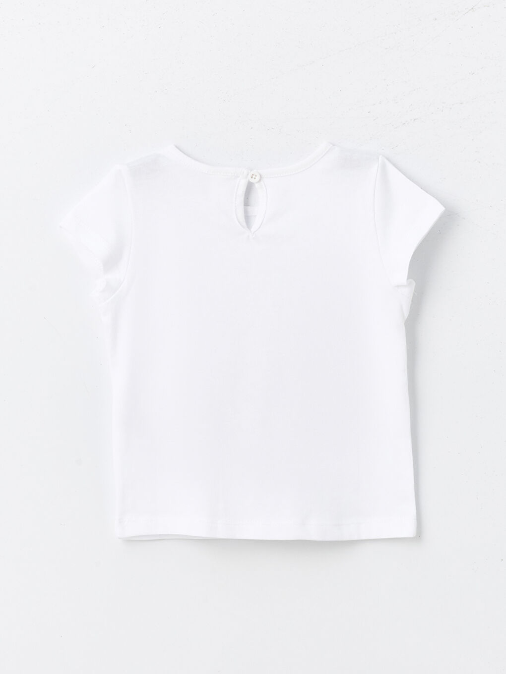 Okrugli izrez štampana majica i šorts za bebe devojčice - komplet od 2 dela-3