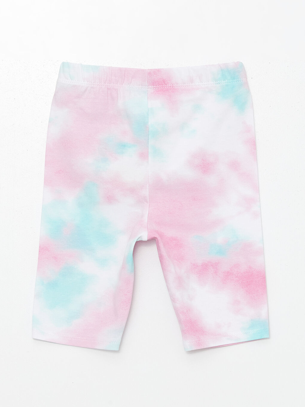 Pembe Beli Lastikli Kız Bebek Tayt-1