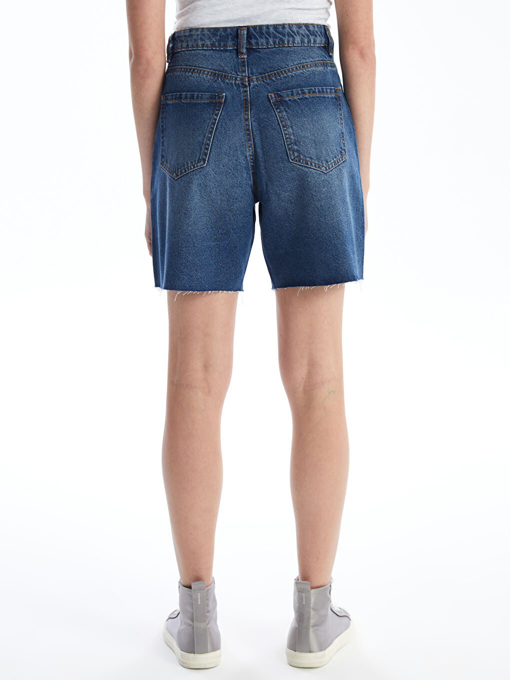 Ženski teksas šorts bermuda fit -S4HJ77Z8-507