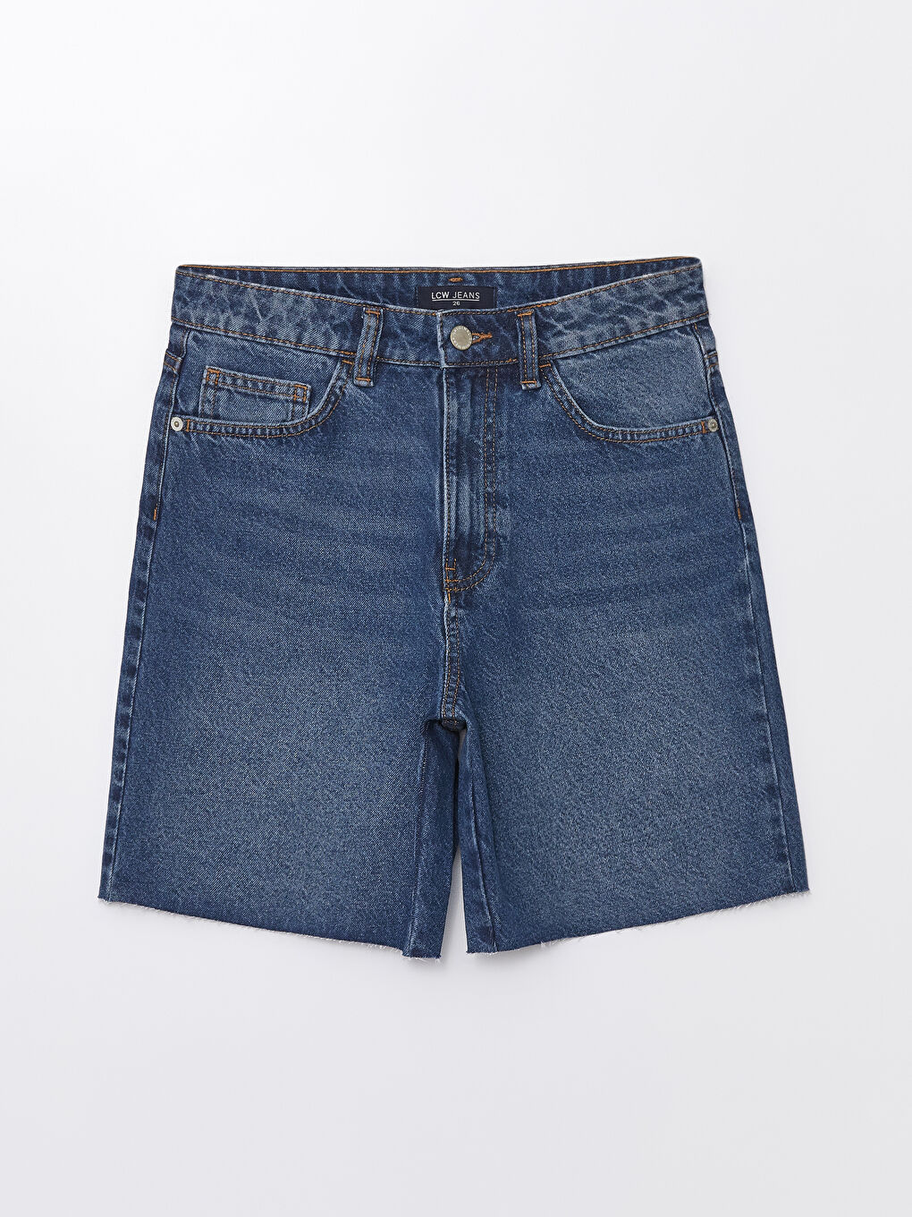 Ženski teksas šorts bermuda fit -S4HJ77Z8-507