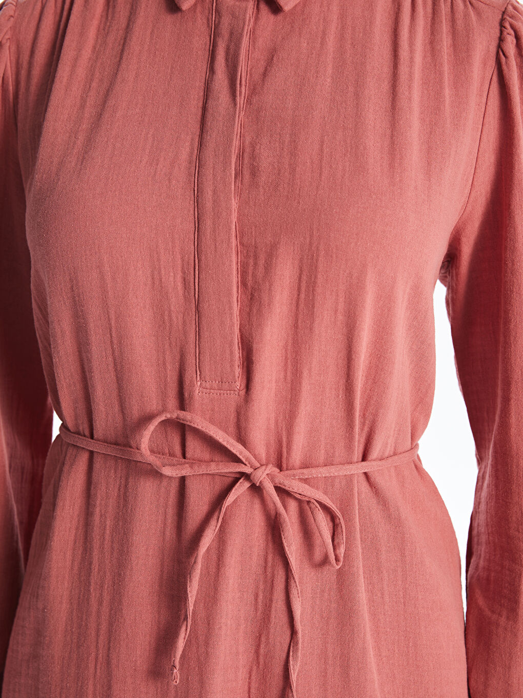 Shirt Neck Regular Long Sleeve Women's Dress -S4HK14Z8-H5Q