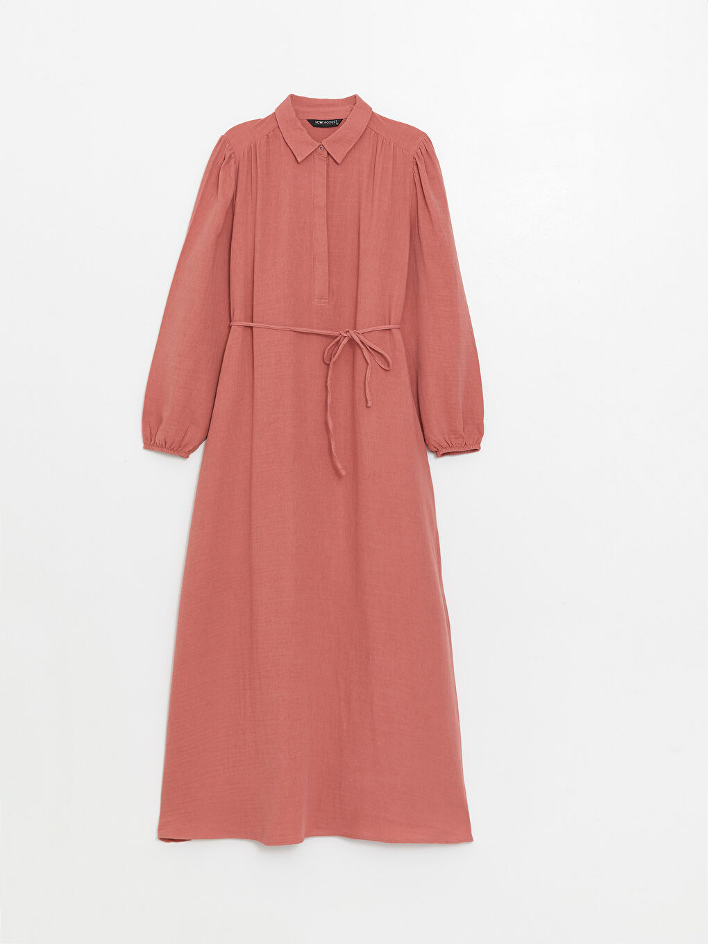 Shirt Neck Regular Long Sleeve Women's Dress -S4HK14Z8-H5Q