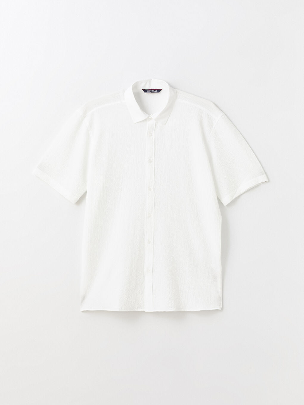 Regular Fit Men's Short Sleeve Dobby Shirt -S4HK15Z8-R9J