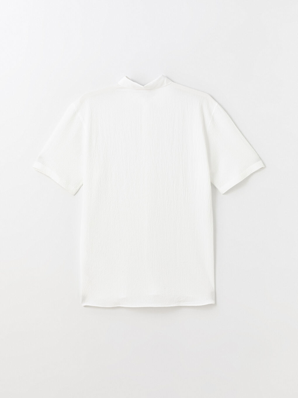 Regular Fit Men's Short Sleeve Dobby Shirt -S4HK15Z8-R9J