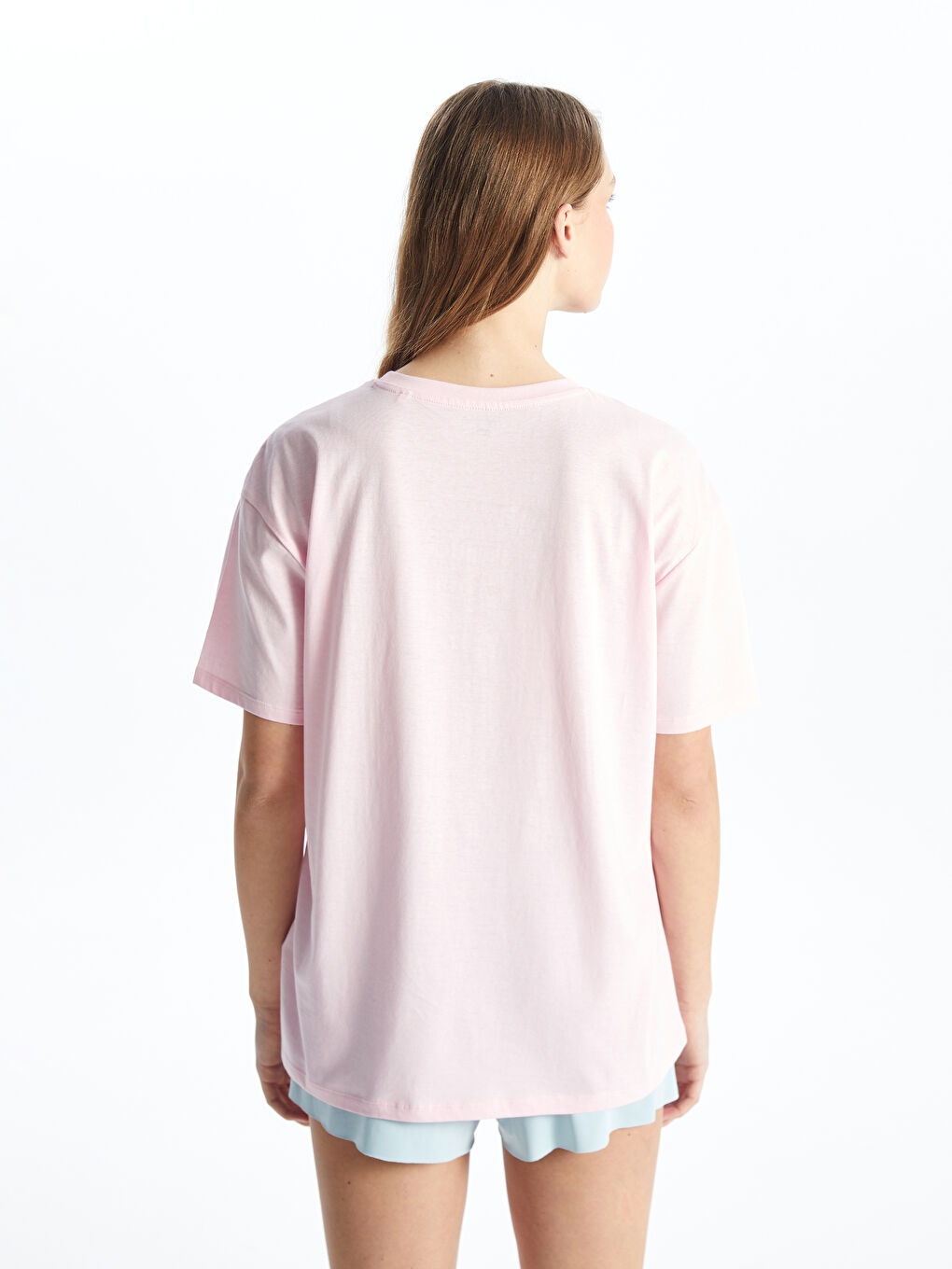 XSIDE Crew Neck Printed Short Sleeve Women's T-Shirt -S4HK91Z8-QXB