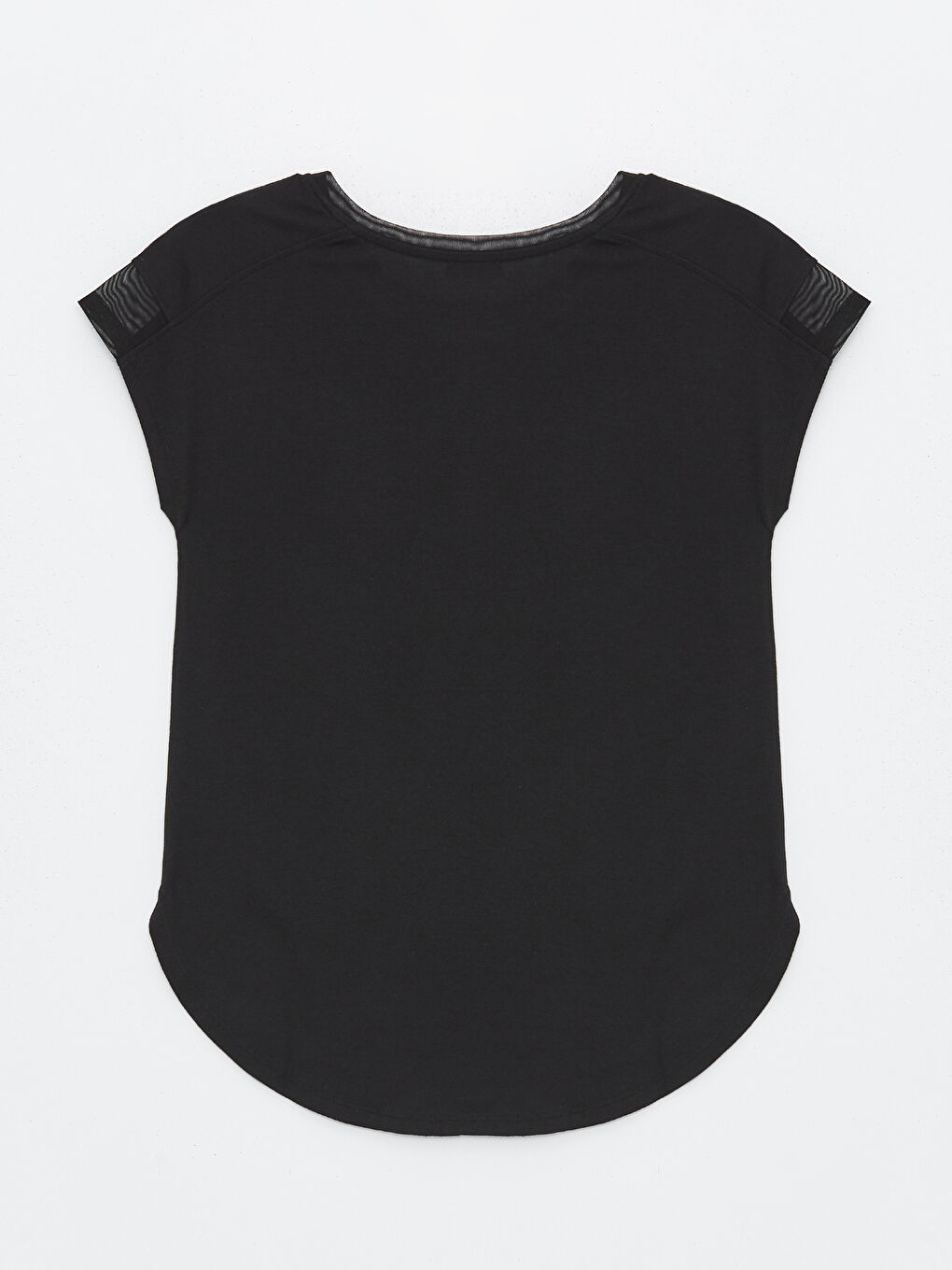 Crew Neck Plain Short Sleeve Women's T-Shirt-6