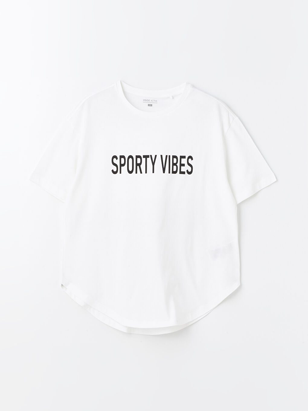 XSIDE Crew Neck Printed Short Sleeve Women's Sports T-Shirt -S4HK98Z8-Q6K