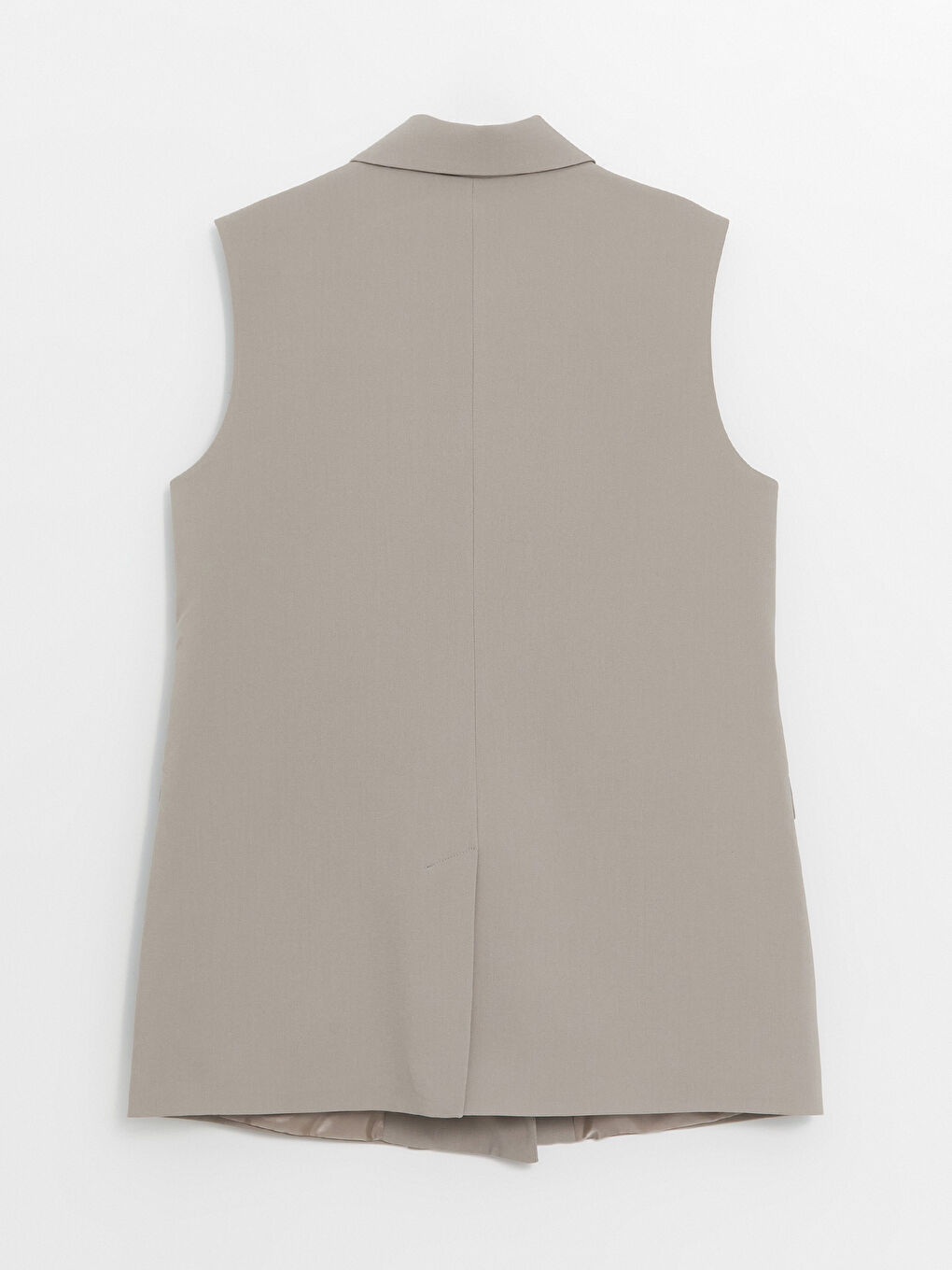 Women's Double Breasted Collar Plain Classic Vest -S4HK99Z8-G7L