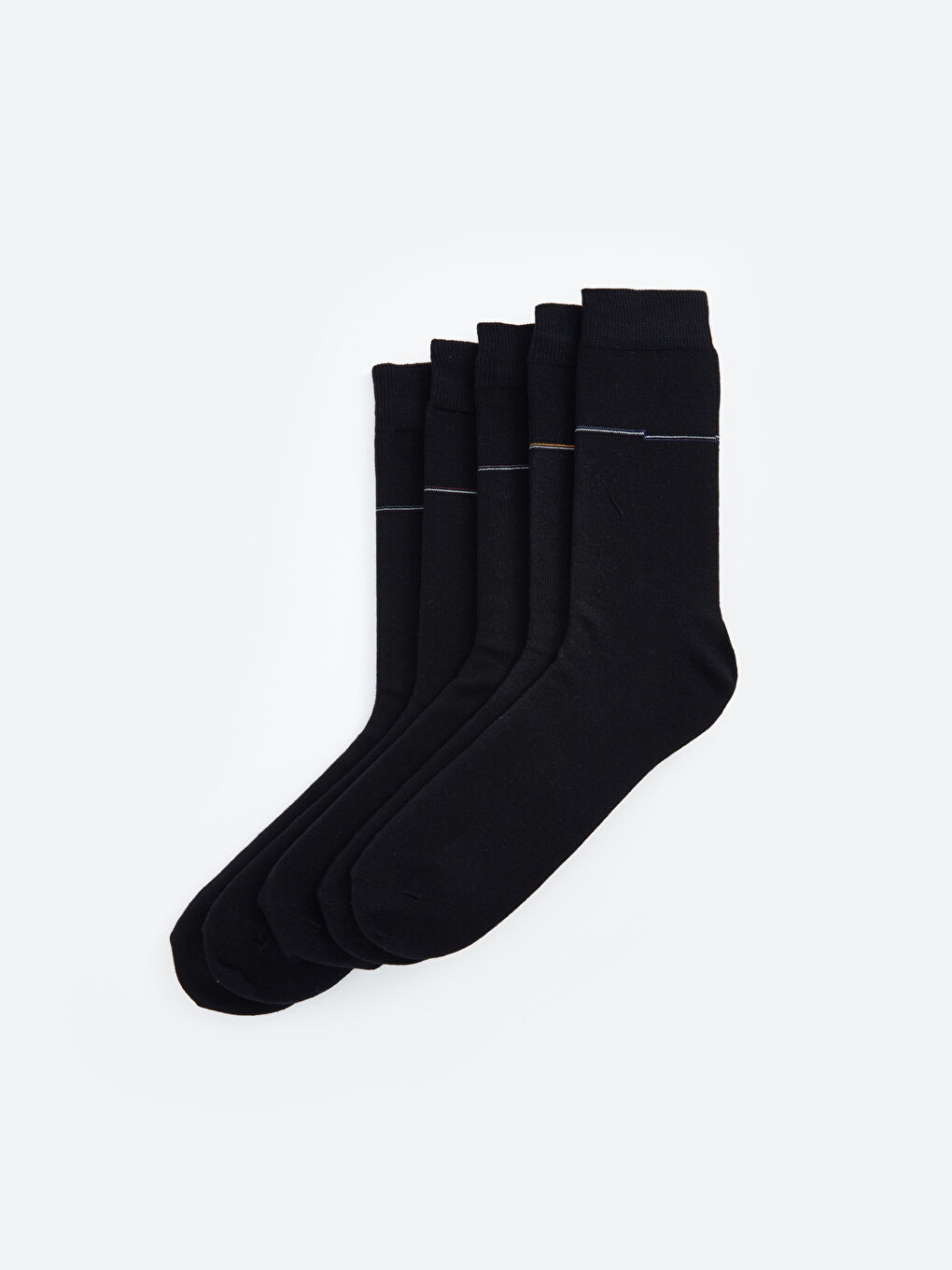 جوارب الكاحل المنقوشة للرجال - عبوة ٥ قطع-1