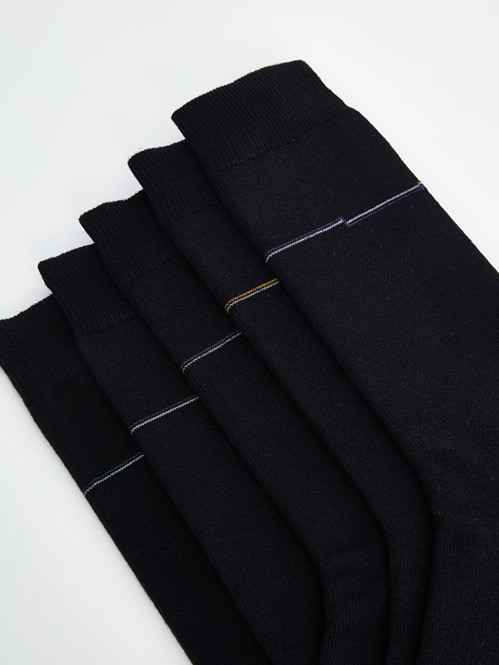 جوارب الكاحل المنقوشة للرجال - عبوة ٥ قطع-2