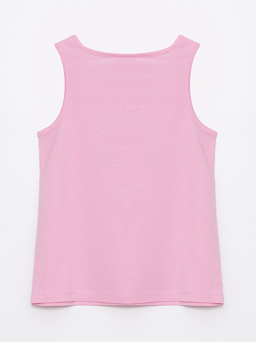 Crew Neck Printed Girls' Tank Top-1