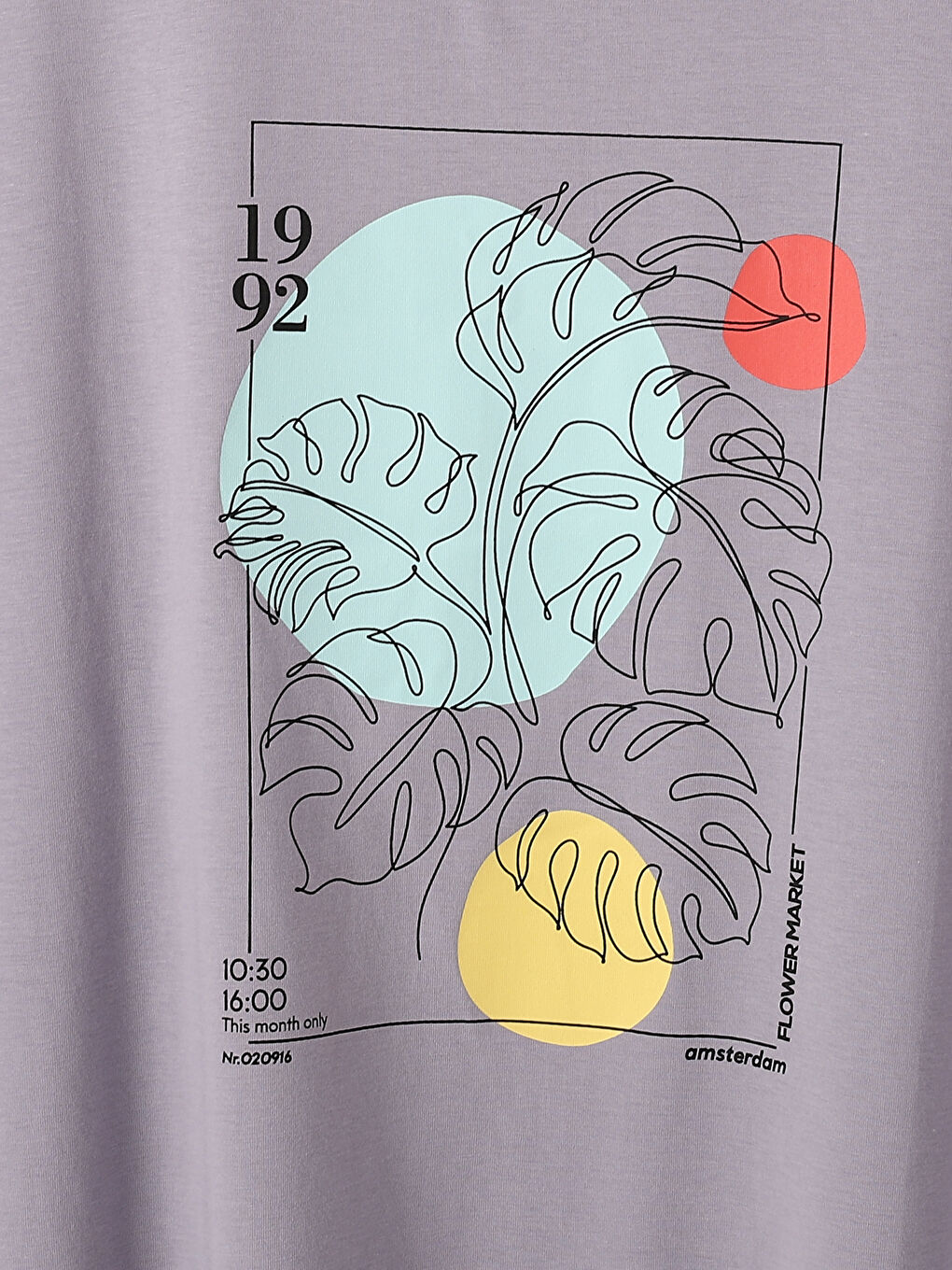 Crew Neck Short Sleeve Printed Women's T-Shirt -S4HL38Z8-GEC