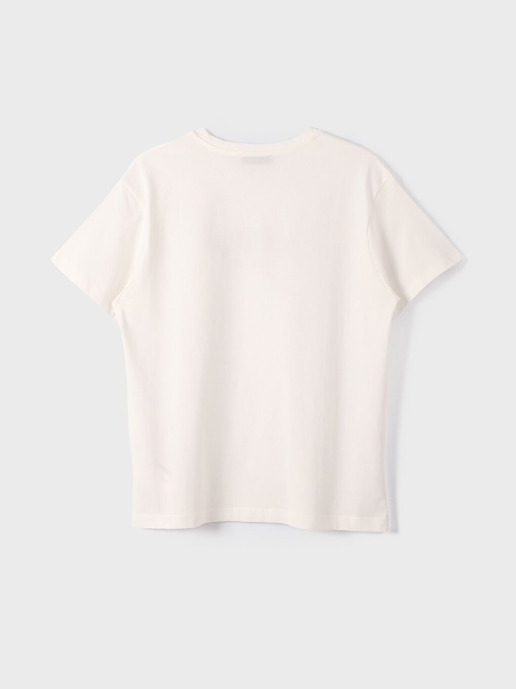 Crew Neck Printed Short Sleeve Women's T-Shirt-5