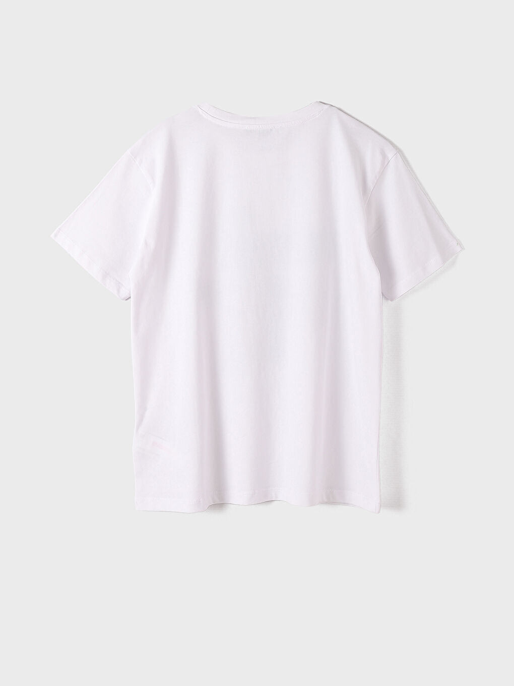 Crew Neck Printed Short Sleeve Women's T-Shirt-2