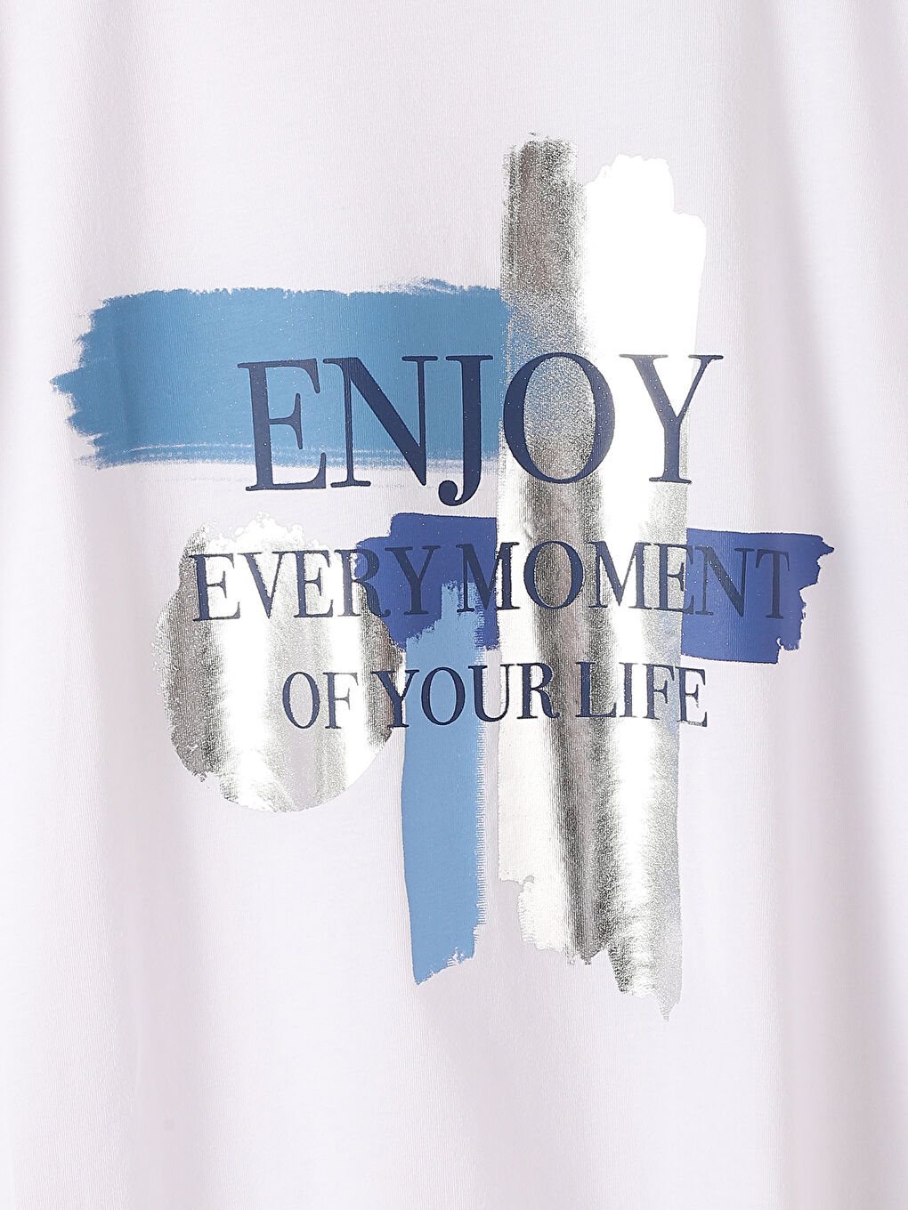 Crew Neck Printed Short Sleeve Women's T-Shirt-3