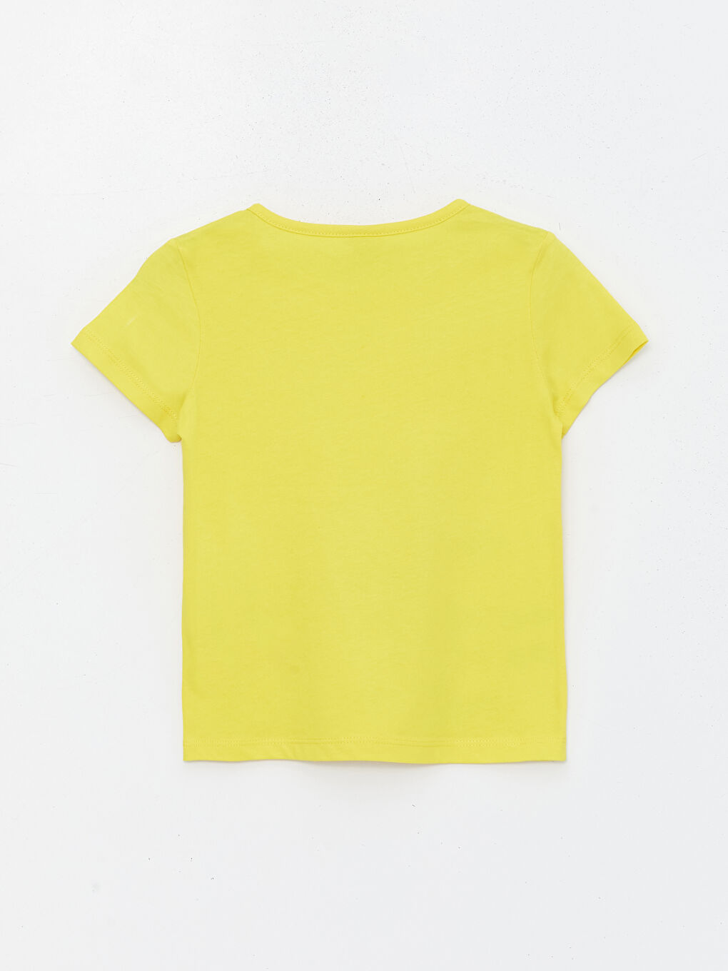 تي شورت بنات بكول مدور و كم قصير مطبوع-1