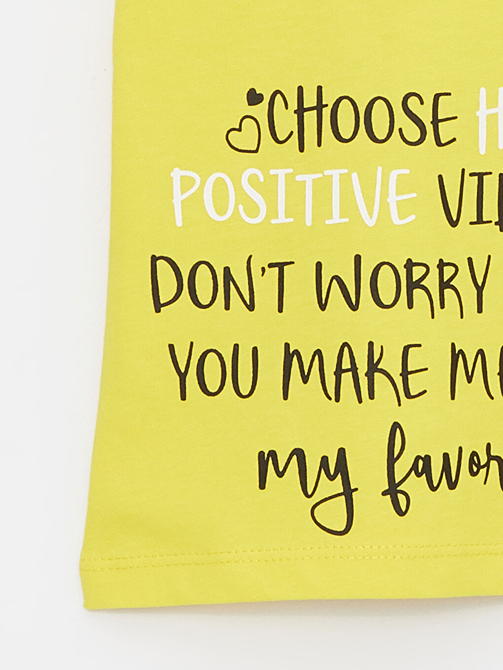 تي شورت بنات بكول مدور و كم قصير مطبوع-2