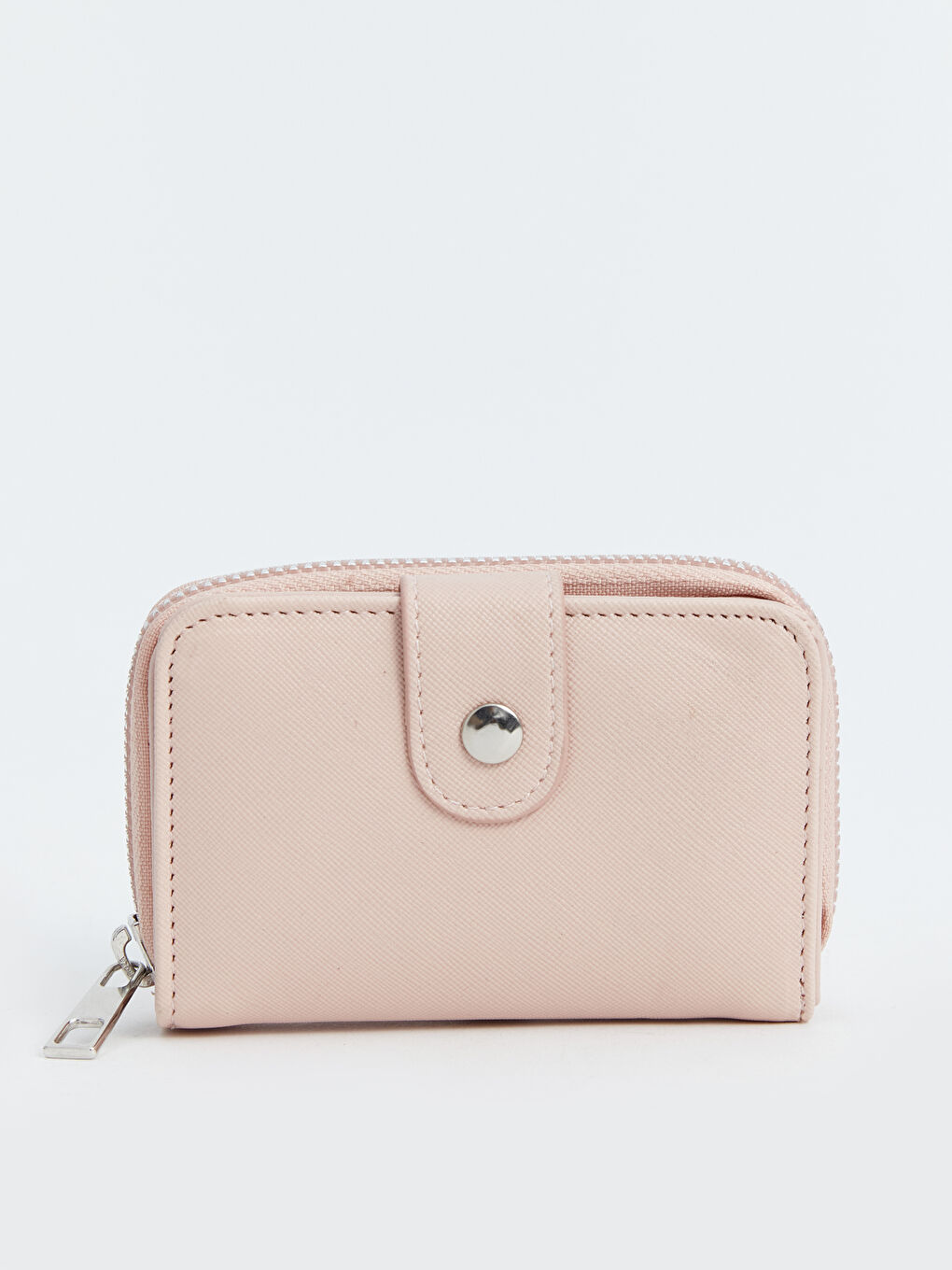LCW ACCESSORIES Pembe Deri Görünümlü Kadın Cüzdan