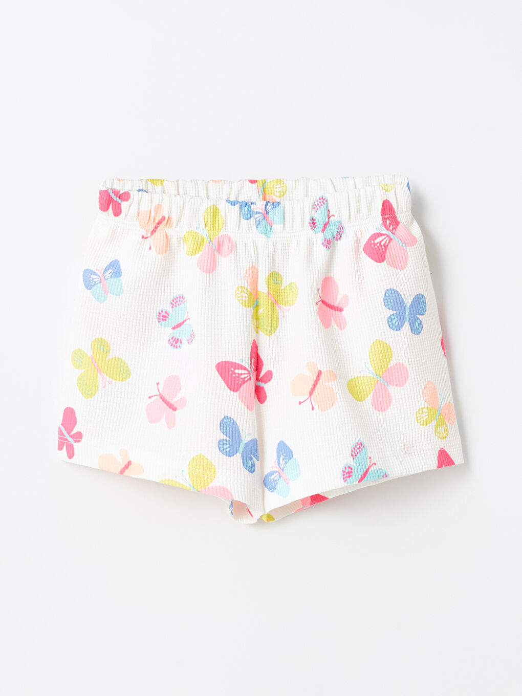Crew Neck Short Sleeve Baby Girls' Blouse and Shorts 2 Pack Set -S4HM37Z1-LRA
