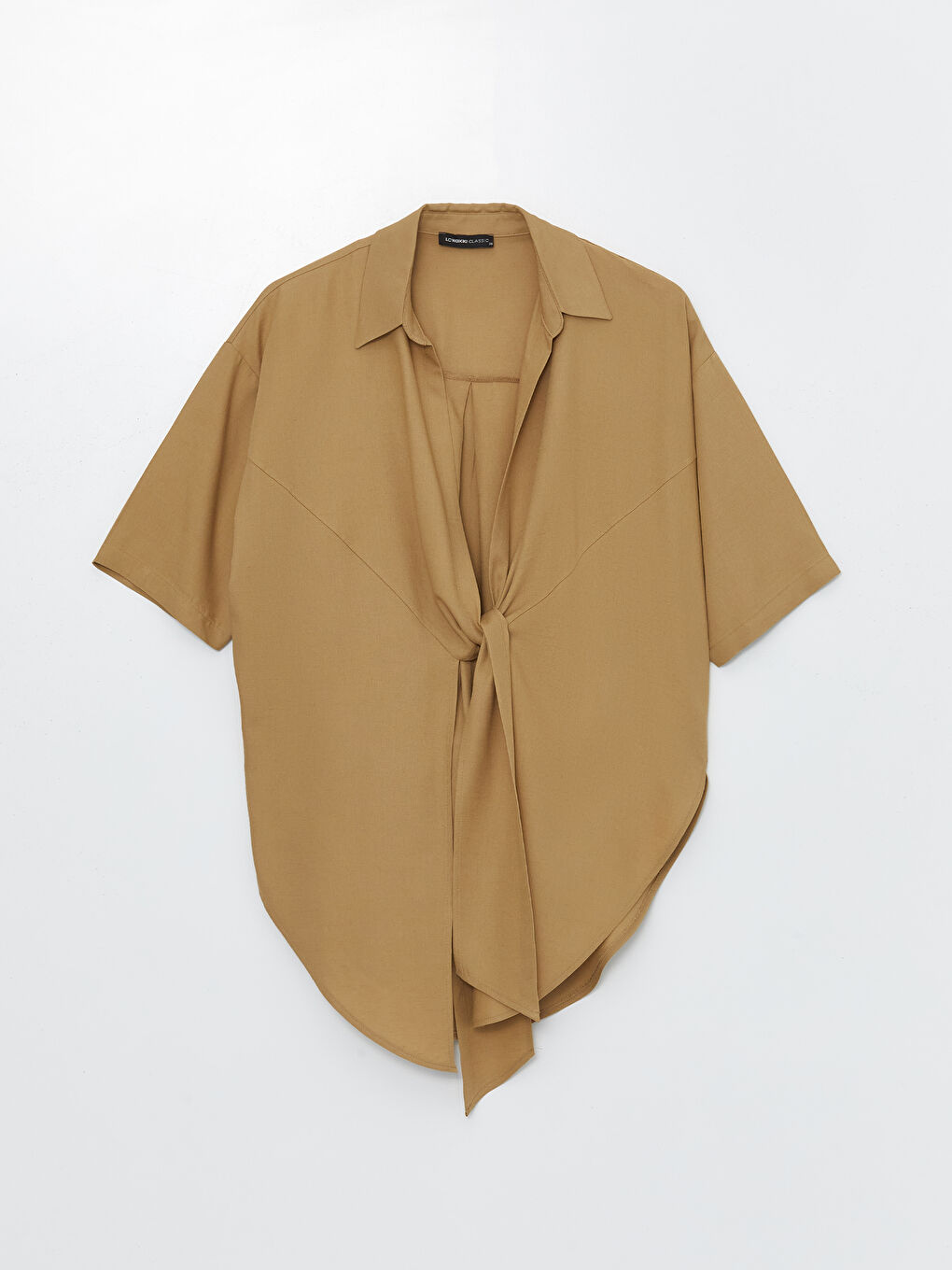 Shawl Collar Patterned Oversize Linen Blend Women's Kimono -S4HM74Z8-GPW