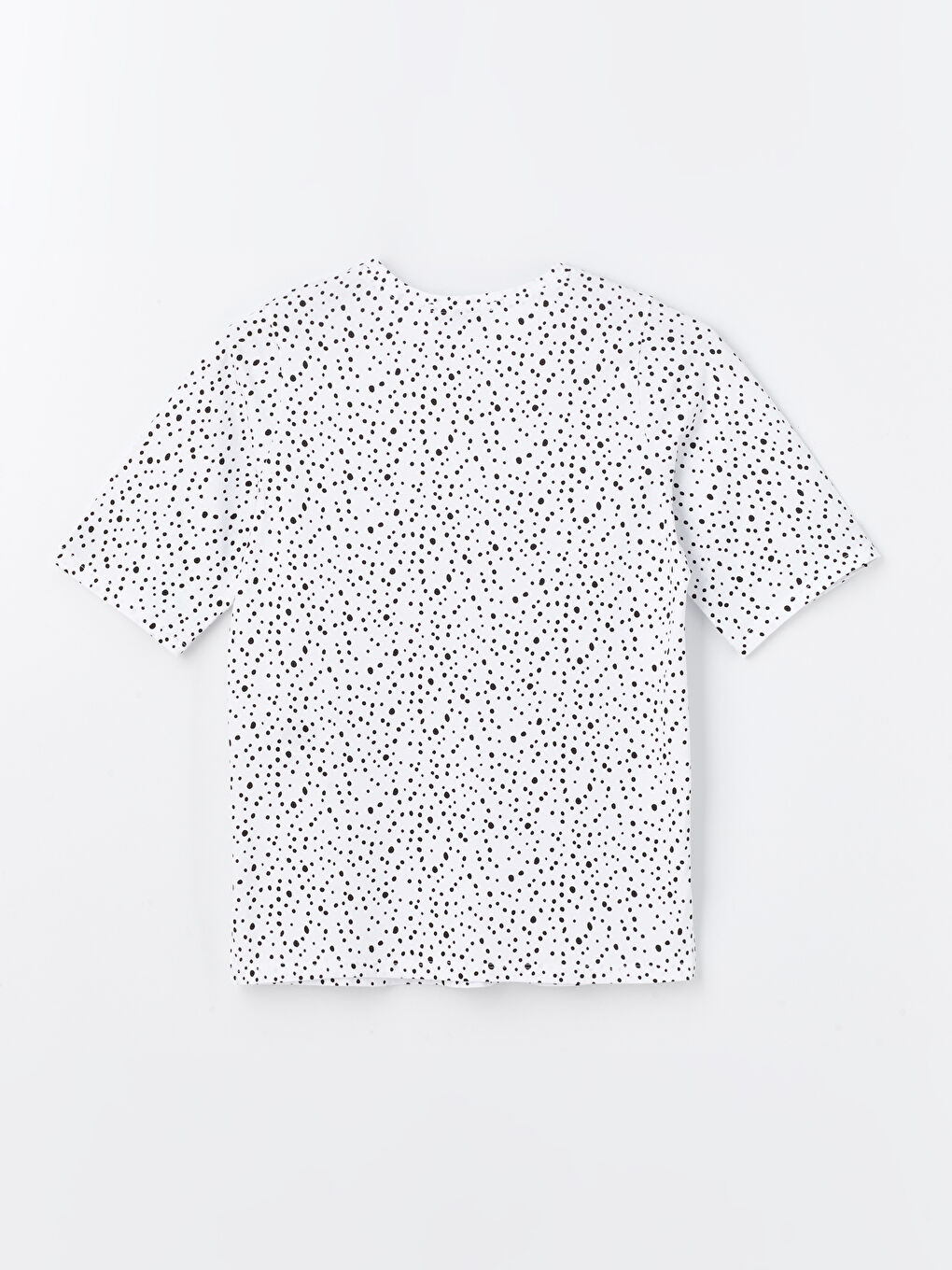 Crew Neck Patterned Short Sleeve Women's T-shirt -S4HN33Z8-VE4