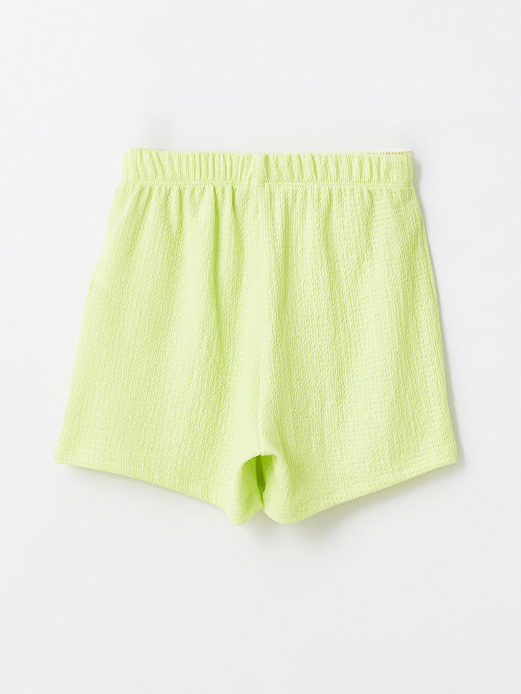 Beyaz Bisiklet Yaka Baskılı Kısa Kollu Kız Çocuk Tişört ve Şort-6