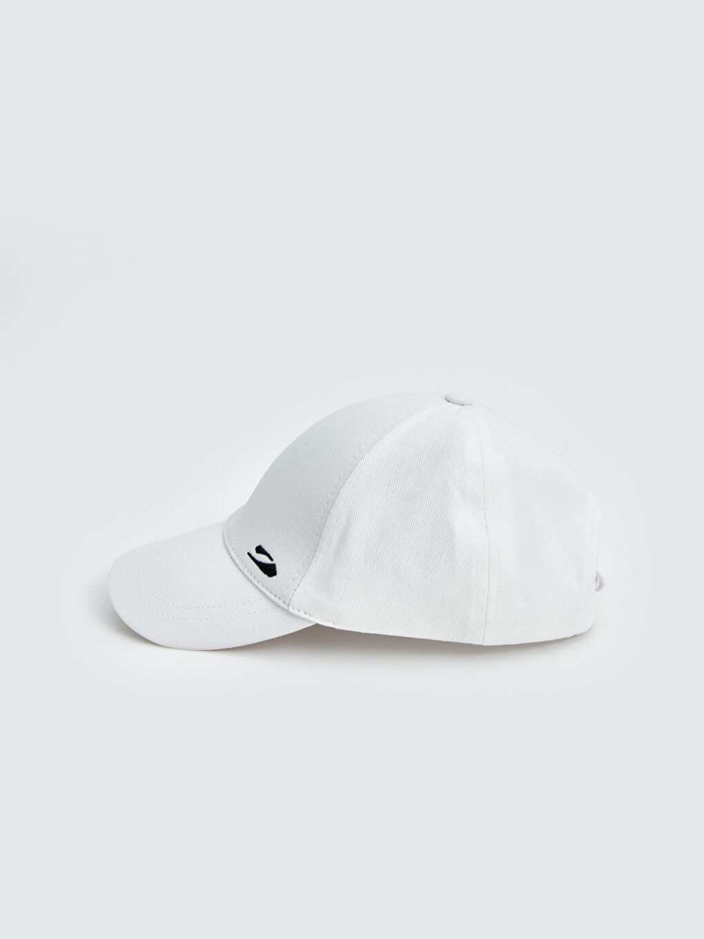 Beyaz Baskılı Erkek Kep Şapka-2