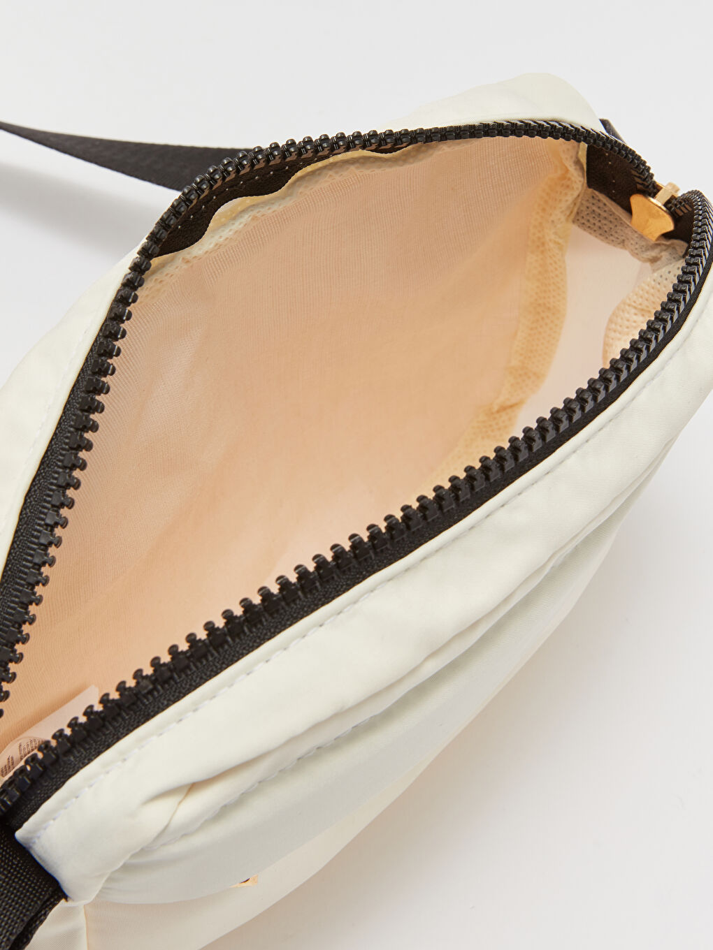 Ekru Ayarlanabilir Askılı Kadın Kol Çantası-5