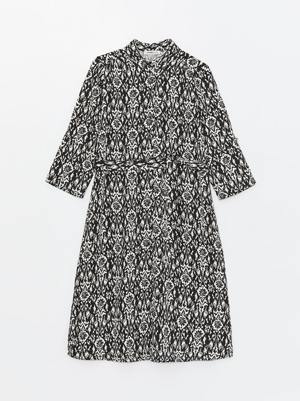 Patterned Women's Shirt Dress -S4HP53Z8-LQJ