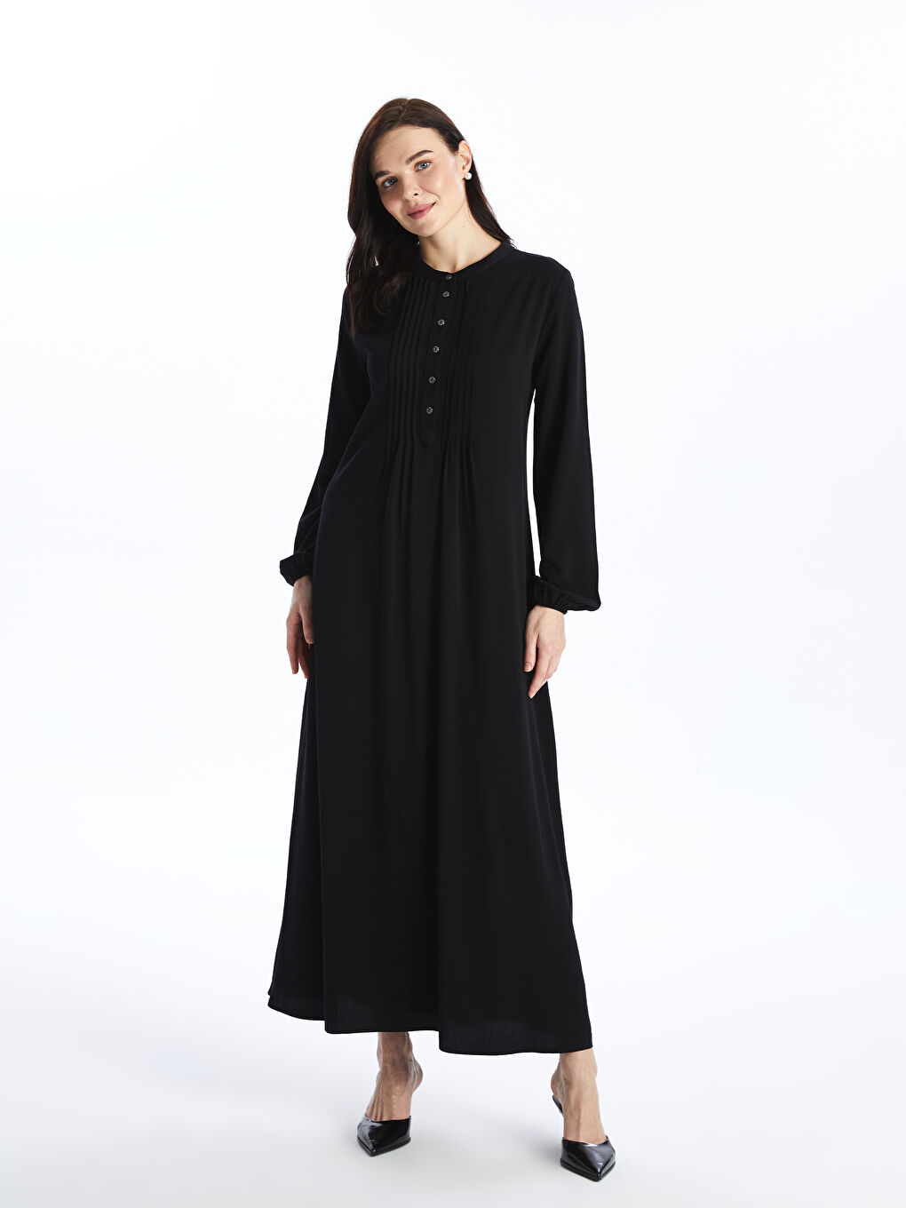 Crew Neck Regular Long Sleeve Women's Dress -S4HP72Z8-CVL