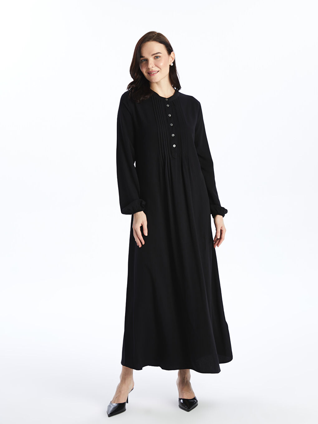 Crew Neck Regular Long Sleeve Women's Dress -S4HP72Z8-CVL