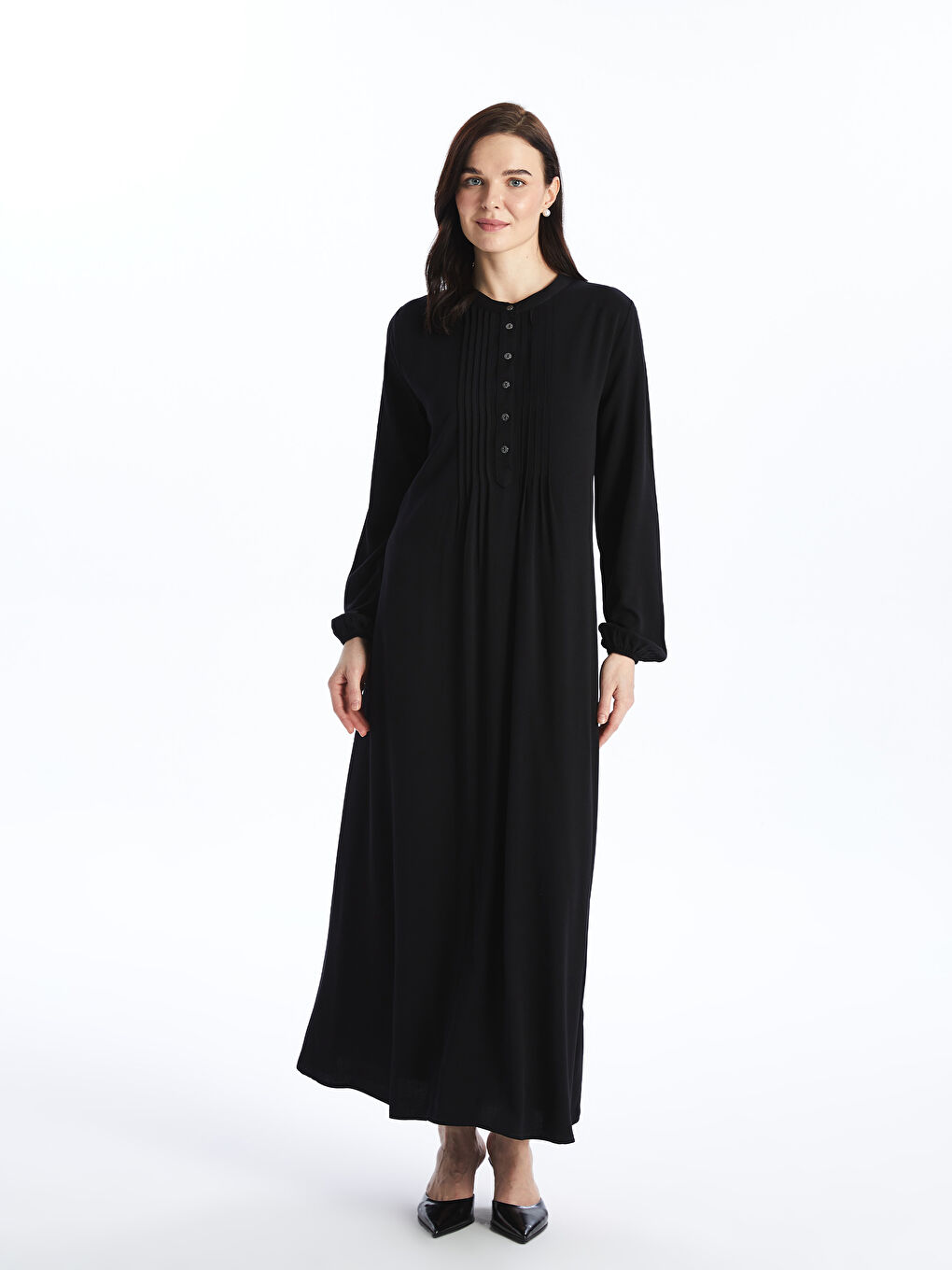 Crew Neck Regular Long Sleeve Women's Dress -S4HP72Z8-CVL