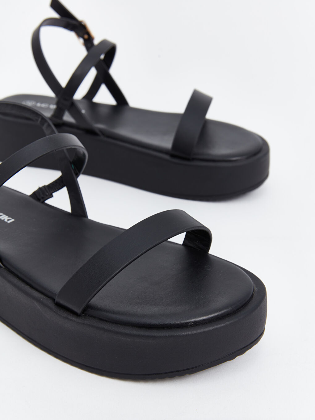 LC Waikiki Faux Leather Women's Sandals -S4HP95Z8-HUC