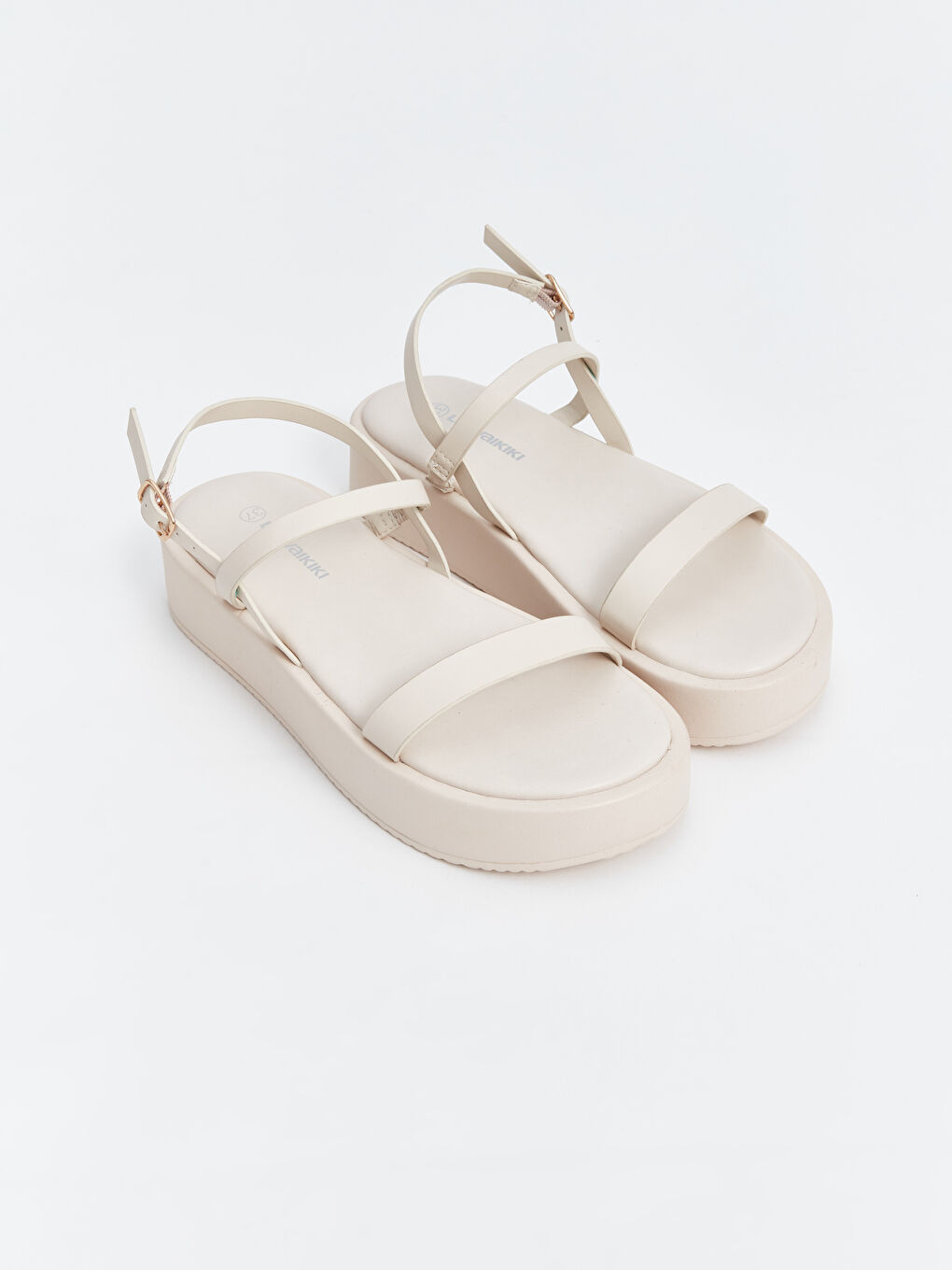 LCW STEPS Faux Leather Women's Sandals -S4HP95Z8-YAW