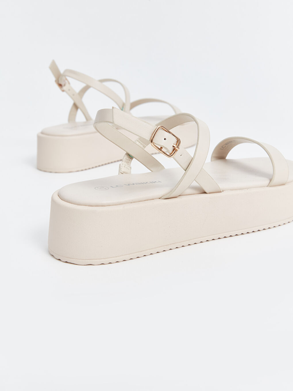 LCW STEPS Faux Leather Women's Sandals -S4HP95Z8-YAW