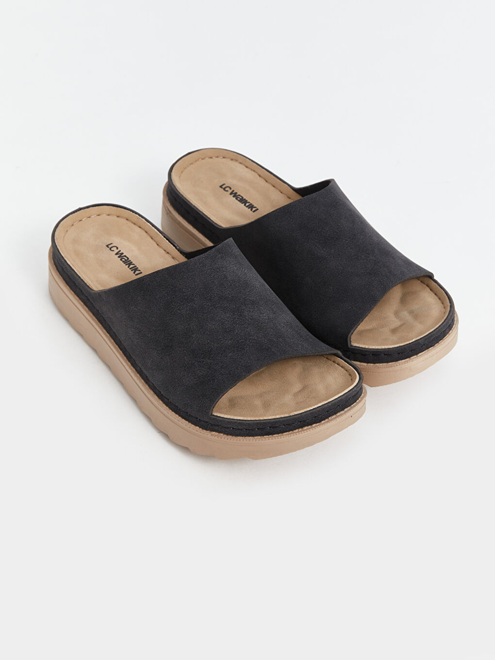 LC WAIKIKI Suede Look Women's Slippers -S4HP99Z8-HUC