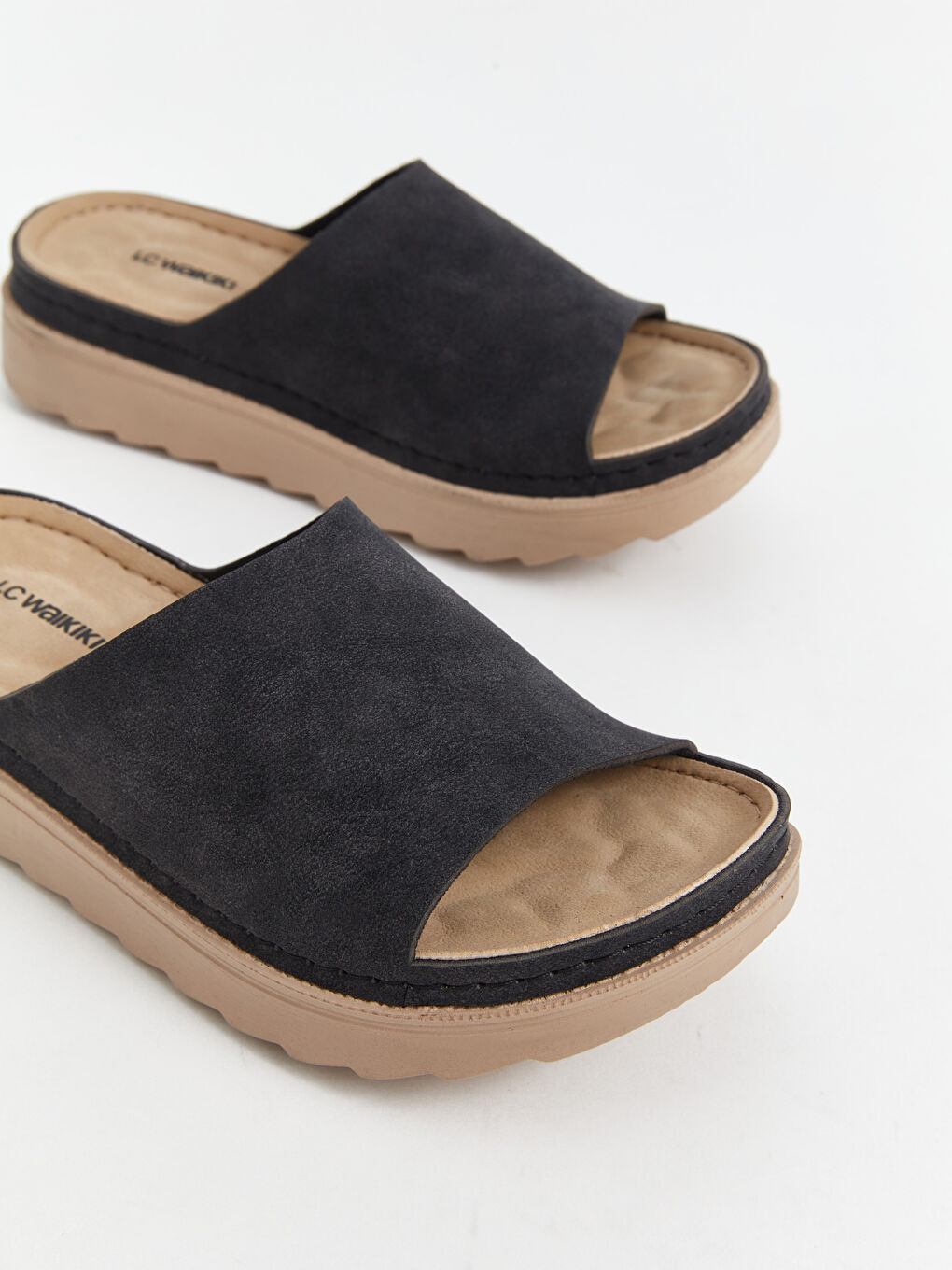 LC WAIKIKI Suede Look Women's Slippers -S4HP99Z8-HUC