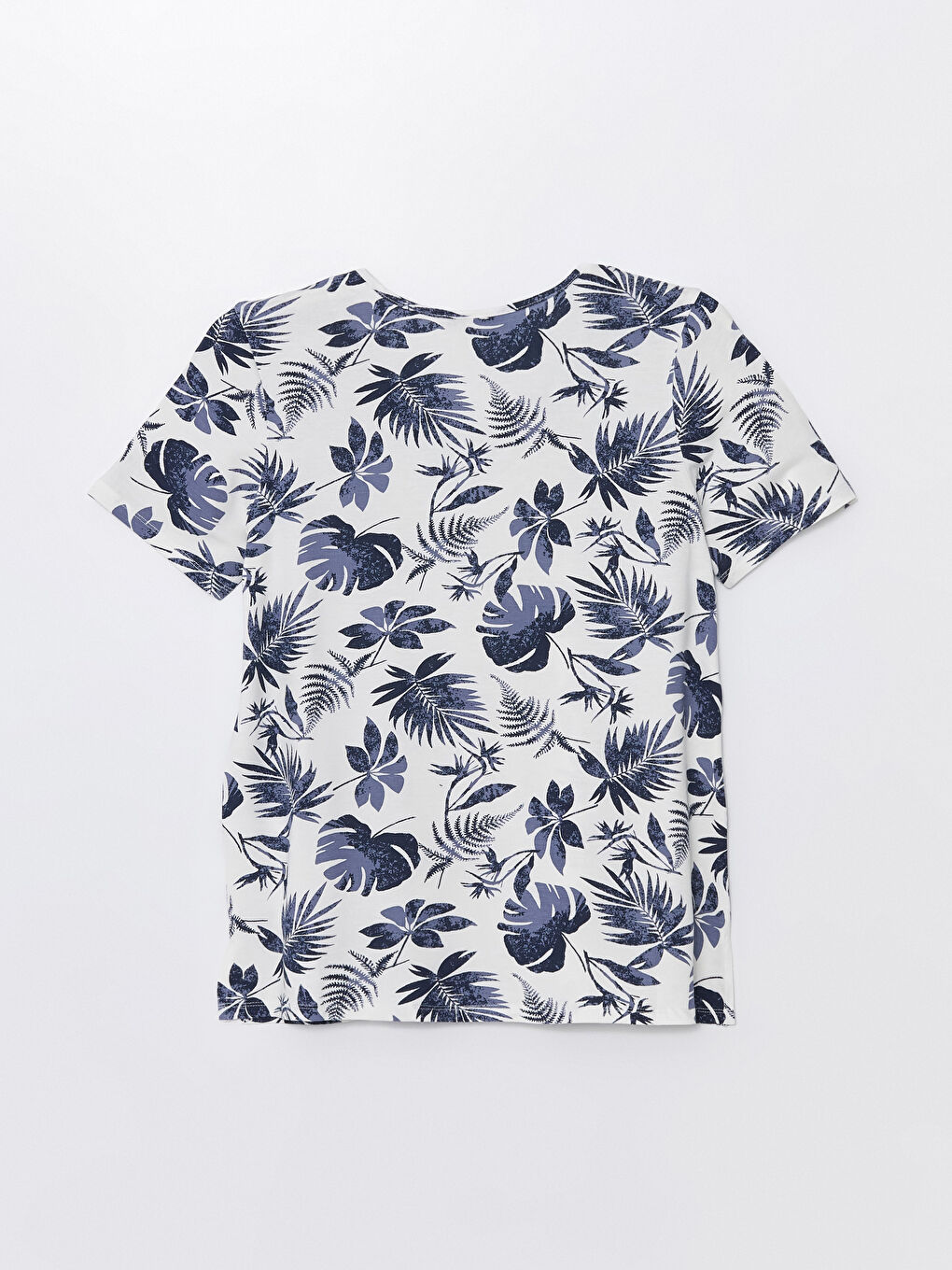 LCW Grace V-Neck Patterned Short Sleeve Women's Blouse -S4HQ14Z8-LRA