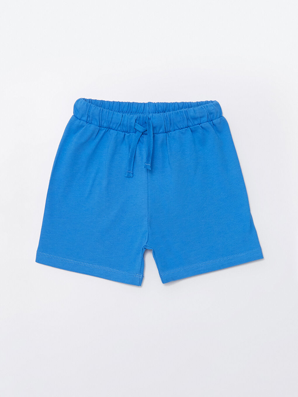 Mavi Beli Lastikli Basic Erkek Bebek Şort