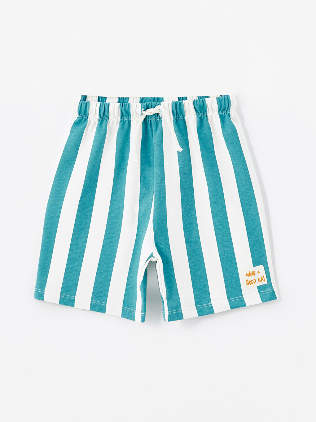 Gri Beli Lastikli Erkek Bebek Şort