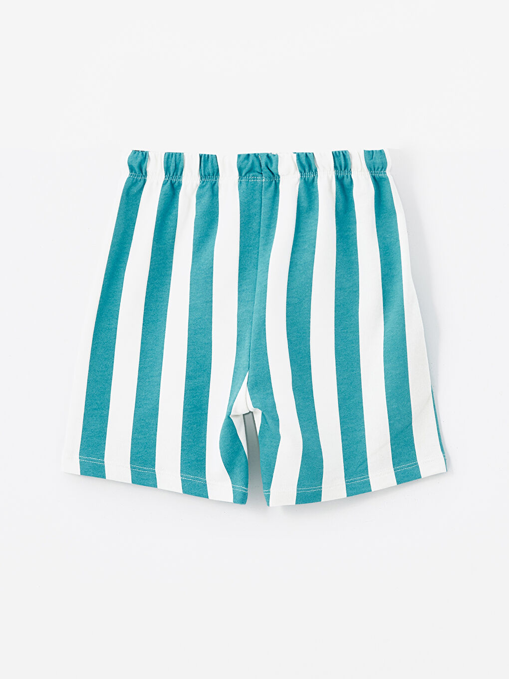 Gri Beli Lastikli Erkek Bebek Şort-1