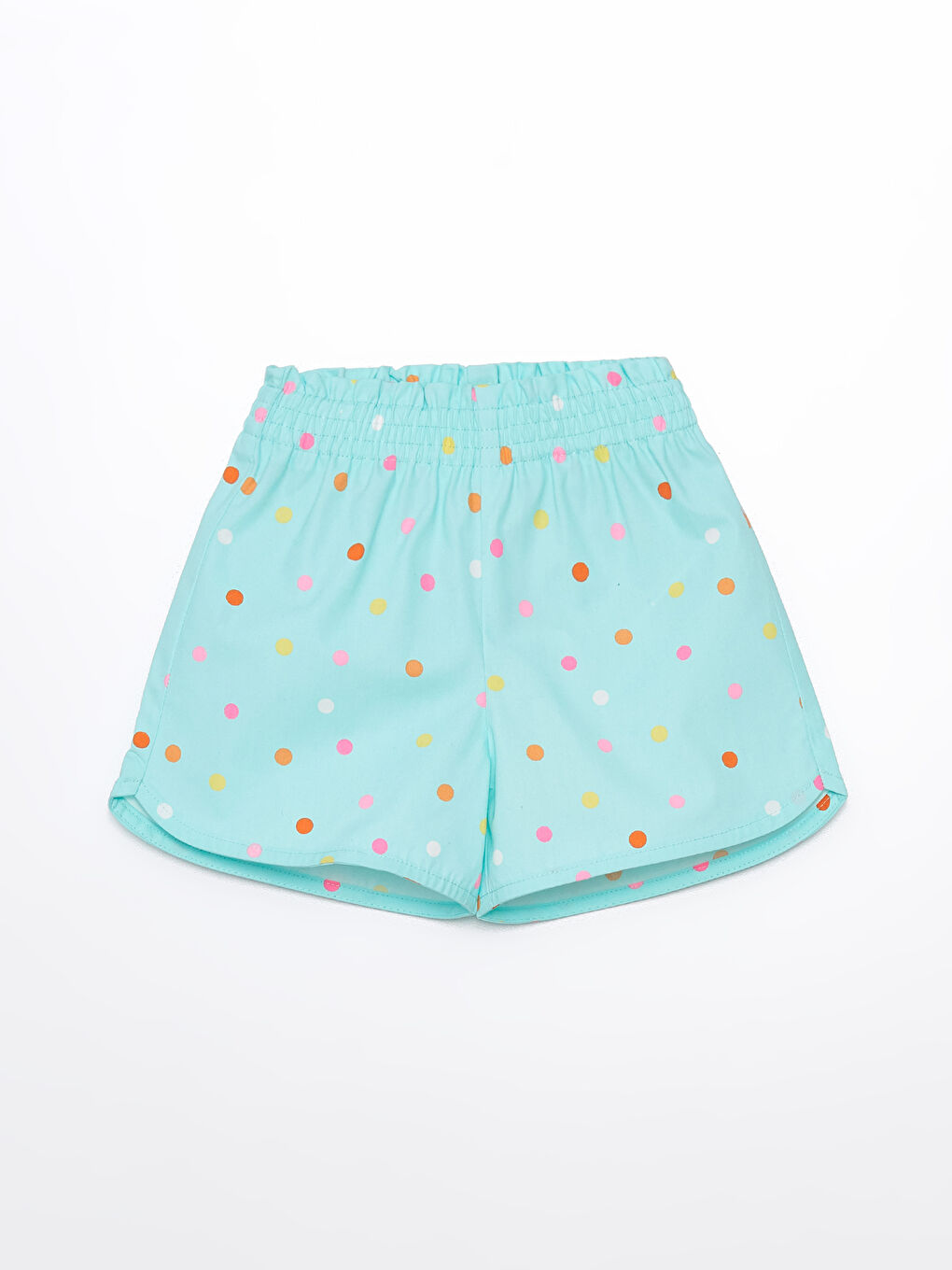 Baby Girls' Printed Shorts with Elastic Waist