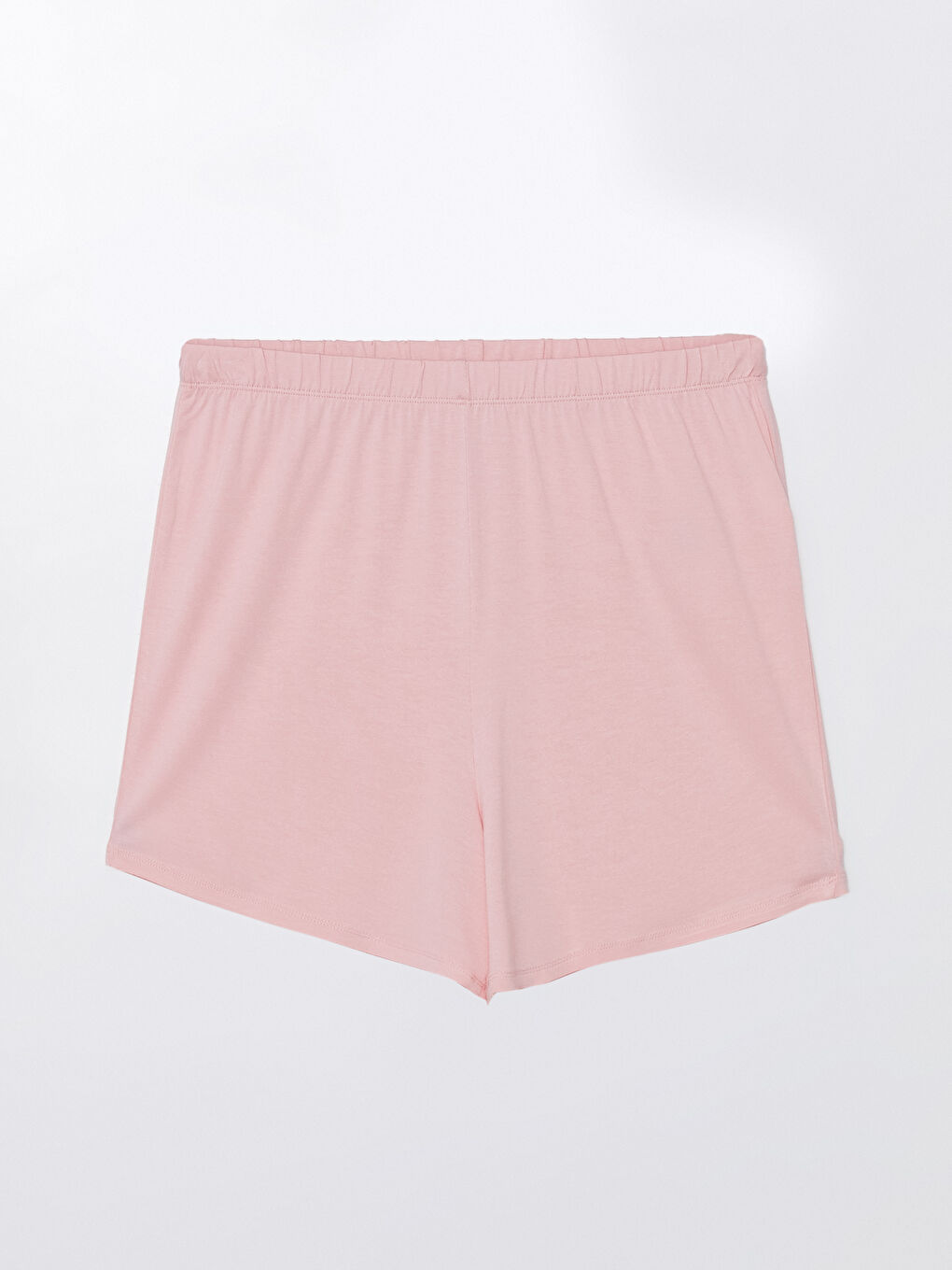 LCW DREAM Pembe Kadın Beli Lastikli Düz Şort Pijama Altı