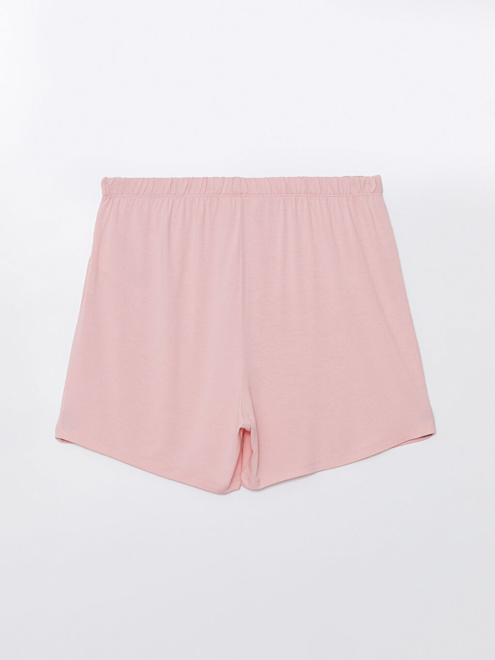LCW DREAM Pembe Kadın Beli Lastikli Düz Şort Pijama Altı - 1