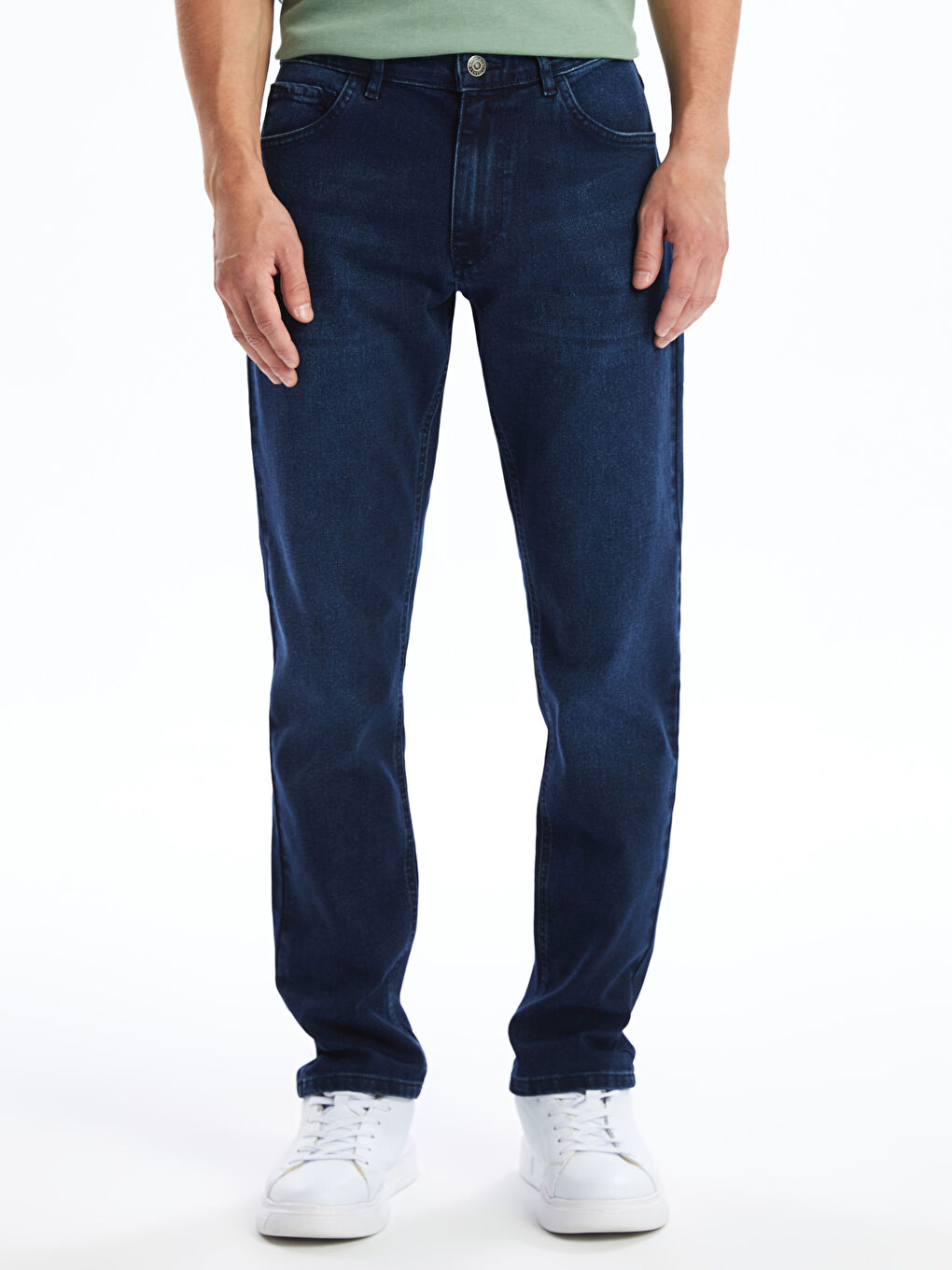 LCW ECO Orta İndigo Rodeo 750 Slim Fit Erkek Jean Pantolon - 1